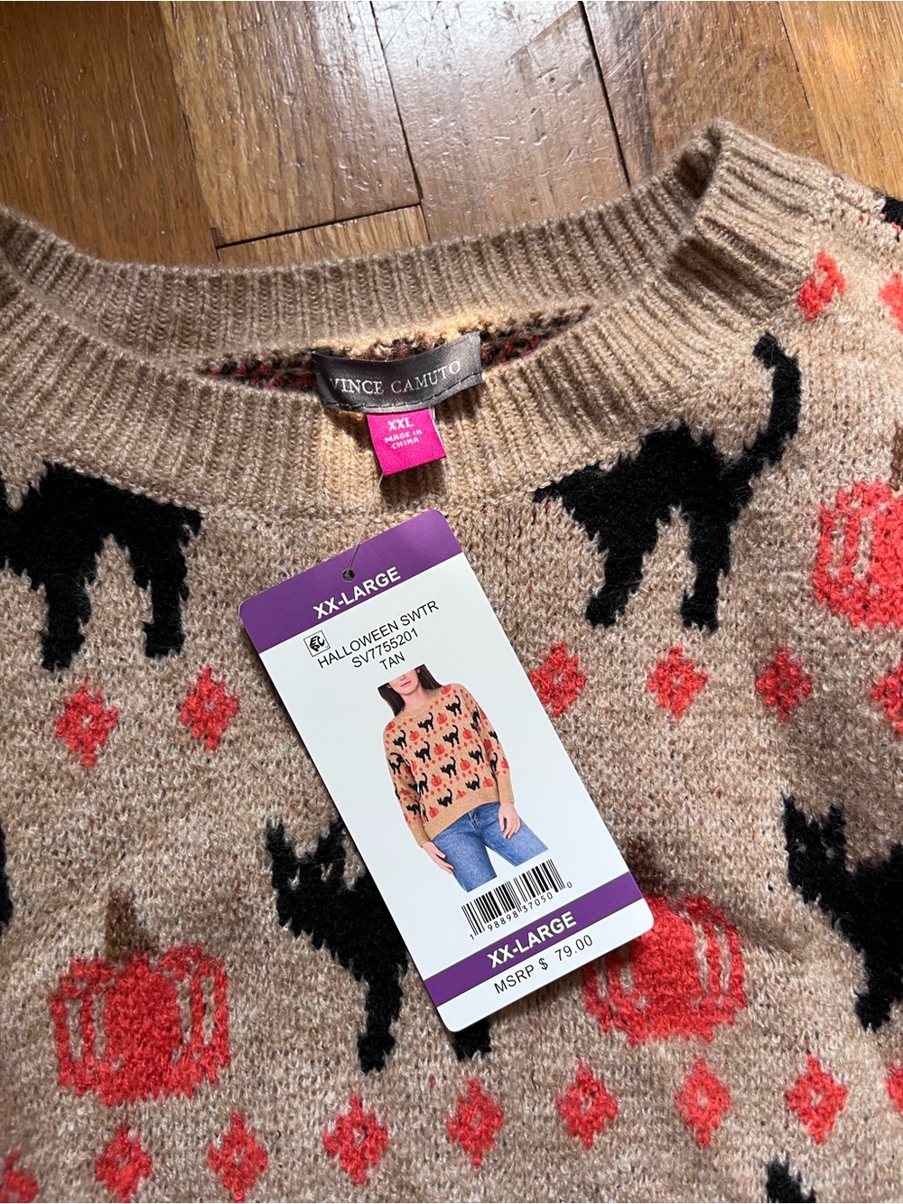 Vince Camuto Halloween Sweater - NWT - Picture 2 of 3